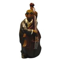 Jazzfigur - Kontrabas (Höjd Ca 12Cm)