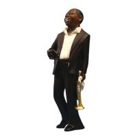 Jazzfigur - Bas Trumpet (Höjd Ca 16,5Cm)