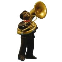 Jazzfigur - Tuba (Höjd Ca 17Cm)