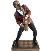Jazz Statyett - Altsaxofon (Höjd Ca 26Cm)