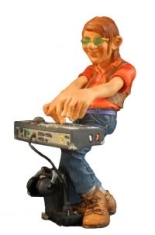Rock Statyett - Keyboard (Höjd Ca 21Cm)