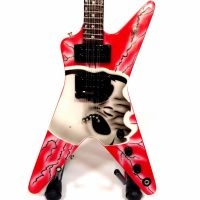 Black Label Society - Minigitarr Zakk Wylde (Höjd Ca 25Cm