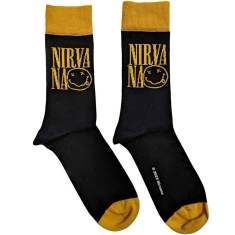 Nirvana - Logo Stacked Uni Bl Socks (Eu 36-40)