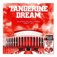 Tangerine Dream - Live At Place Des Arts, Montreal - 4/10/77 (3Lp/3-Red/White - Colorincolor/Marble/Splatter)  Rsd Bf