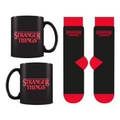 Stranger Things - Logo Mug & Sock Set
