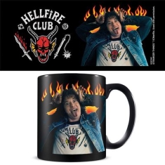Stranger Things - Eddie Hellfire Black Mug