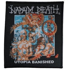 Napalm Death - Patch Utopia Banished Black Border
