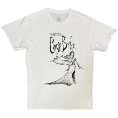 Corpse Bride - Gown Uni Wht T-Shirt