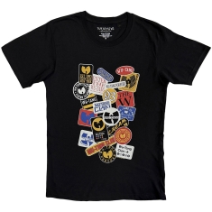 Wu Tang - Badges Uni Bl T-Shirt