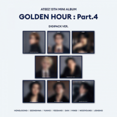 Ateez - Golden Hour : Part 4 (Digipack Ver.) (Random Ver.) + Photocard