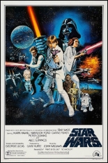 Movie Poster - Star Wars Episode 4 New Hope Style  (91,5 X 61 Cm)