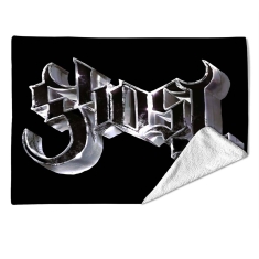 Ghost - Chrome Logo Small Fleece Blanket