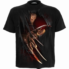 A Nightmare On Elm Street - Freddy Claws  - Black T-Shirt