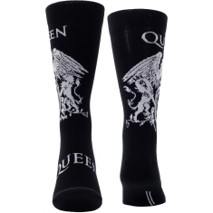 Queen - White Crest Uni Bl Socks