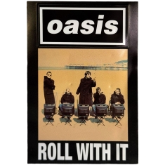 Oasis - Roll With It Single Magnet