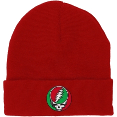 Grateful Dead - Steal Your Face Red/Green Red Beanie Hat