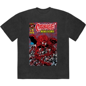 Marvel Comics - Carnage Mind Bomb Stone Wash Uni Bl T-Shirt