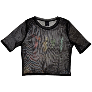The Doors - Spectrum Lady Bl Mesh Crop T-Shirt
