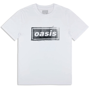 Oasis - Thread Logo Wht T-Shirt