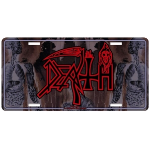 Death - Number Plate Human (30,5 X 15 Cm)