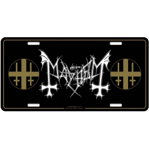 Mayhem - Number Plate: Logo