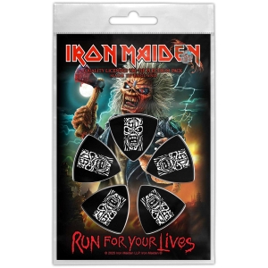 Iron Maiden - Tri-Tip Plectrum Pack: Run For Your Lives