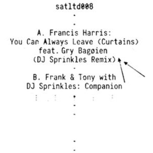 Dj Sprinkles Francis Harris Frank - You Can Always Leave / Companion