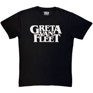 Greta Van Fleet - Logo Mono Uni Bl T-Shirt