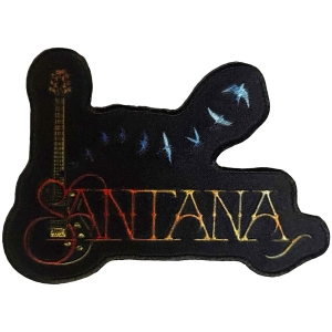 Santana - Guitar & Birds Printed Patch