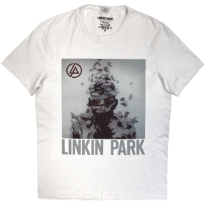 Linkin Park - Living Things Cover Art Uni Wht T-Shirt