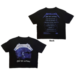Metallica - Ride The Lightning Lady Bl Crop Top