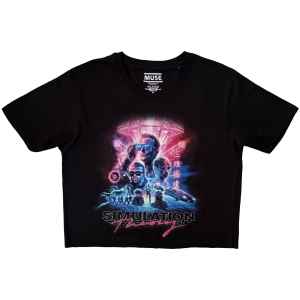 Muse - Simulation Theory Lady Bl Crop Top
