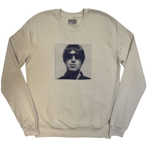 Oasis - Liam Embroidered Portrait Uni Cream Sweatshirt
