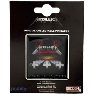 Metallica - Master Of Puppets Pin Badge