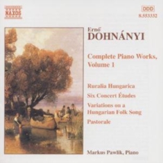 Dohnanyi Ernst - Complete Piano Works Vol 1