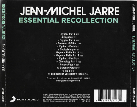 Jarre Jean-Michel - Essential Recollection