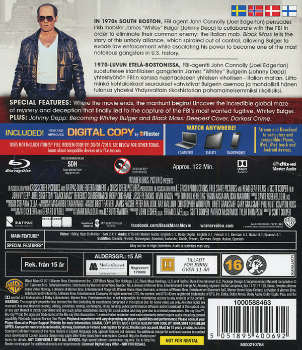 Movie - Black Mass (Bd/S/N)