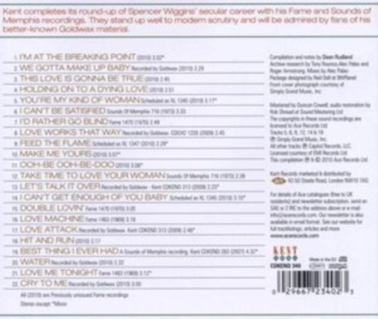 Wiggins Spencer - Feed The Flame: The Fame And Xl Rec