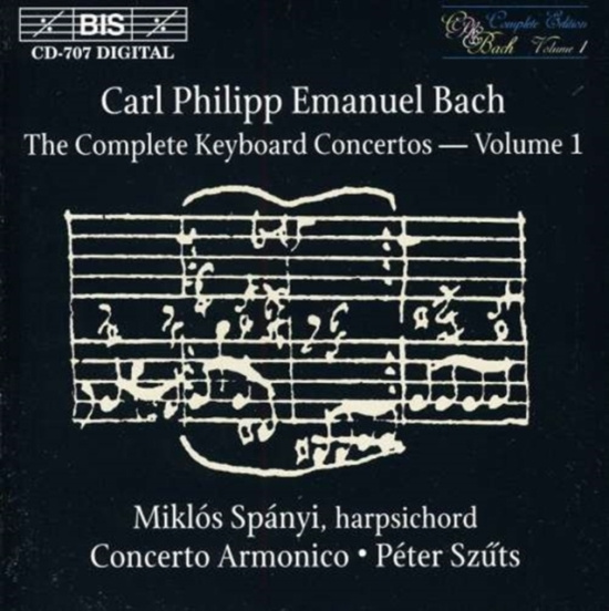 Bach Carl Philipp Emanuel - Keyb Concertos Vol 1