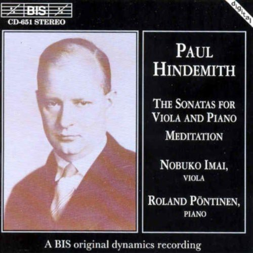 Hindemith Paul - Son For Vla Piano /Meditation
