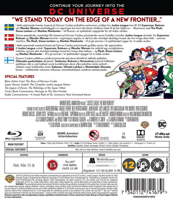 Movie - Justice League: The New Frontier Bd