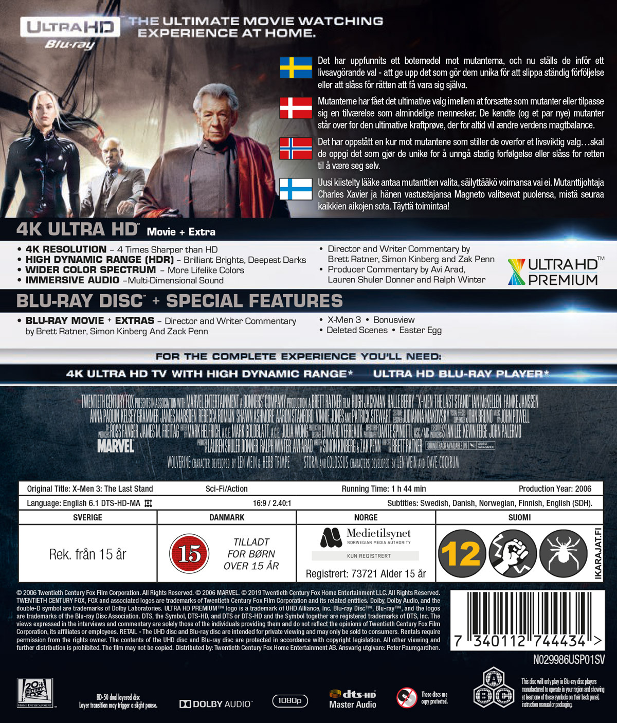 Movie - X-Men 3: The Last Stand Uhd