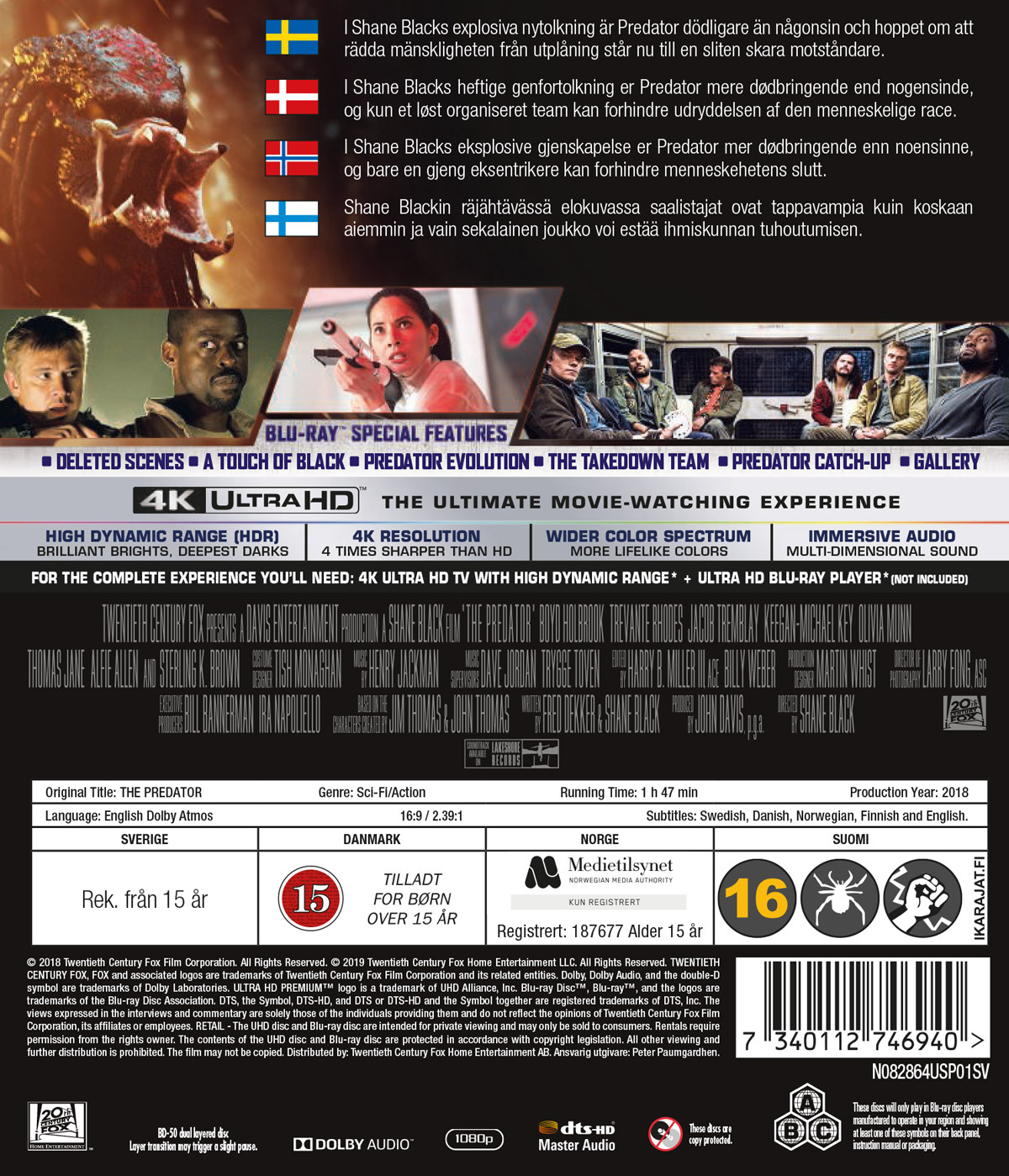 Movie - Predator, The Uhd