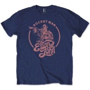 Elton john - ELTON JOHN UNISEX TEE: ROCKETMAN CIRCLE 