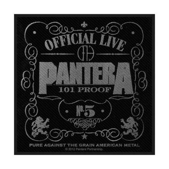 Pantera - Official Live 101% Proof Standard Patch