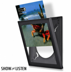 Show And Listen - Black LP Flip Frame