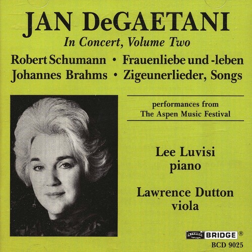 Schumann/Brahms - De Gaetani In Concert V.2