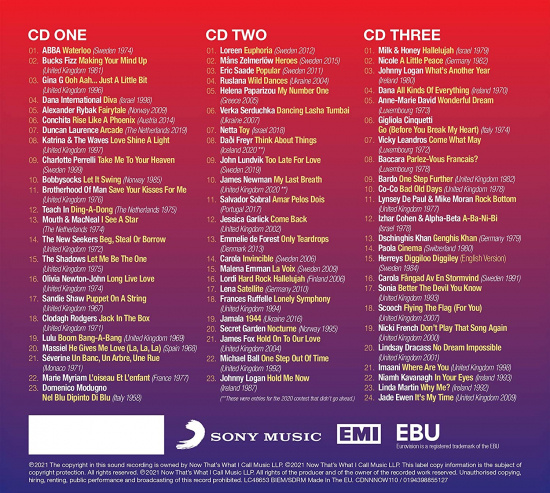 Blandade Artister - NOW That's What I Call Eurovision Song C