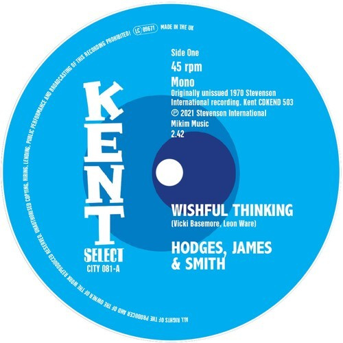 Hodges James & Smith / Weston Kim - Wishful Thinking / It Takes A Lotta
