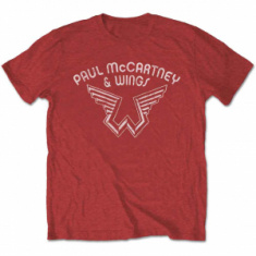 Paul McCartney - Paul McCartney Unisex T-Shirt: Wings Log